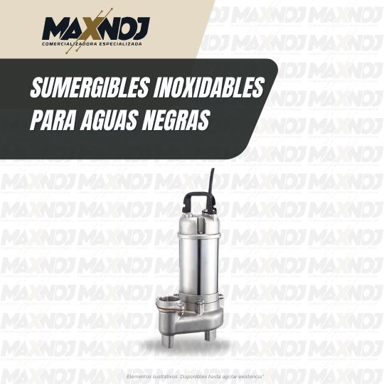 Sumergibles Inoxidables para Aguas Negras