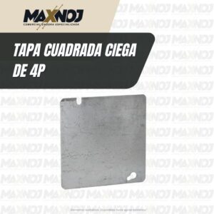 Tapa Cuadrada Ciega de 4P