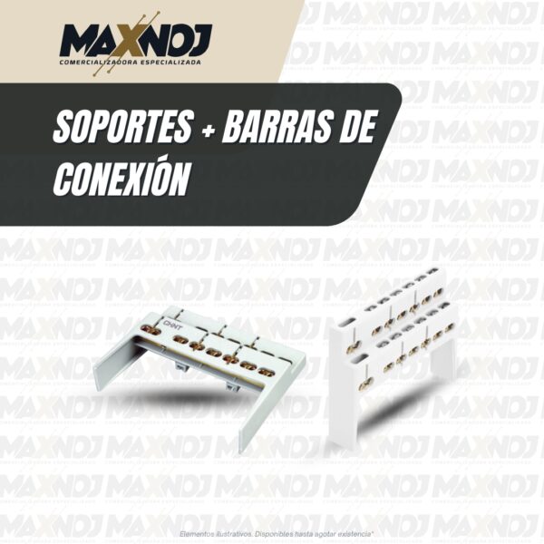 Soporte + barra de conexión