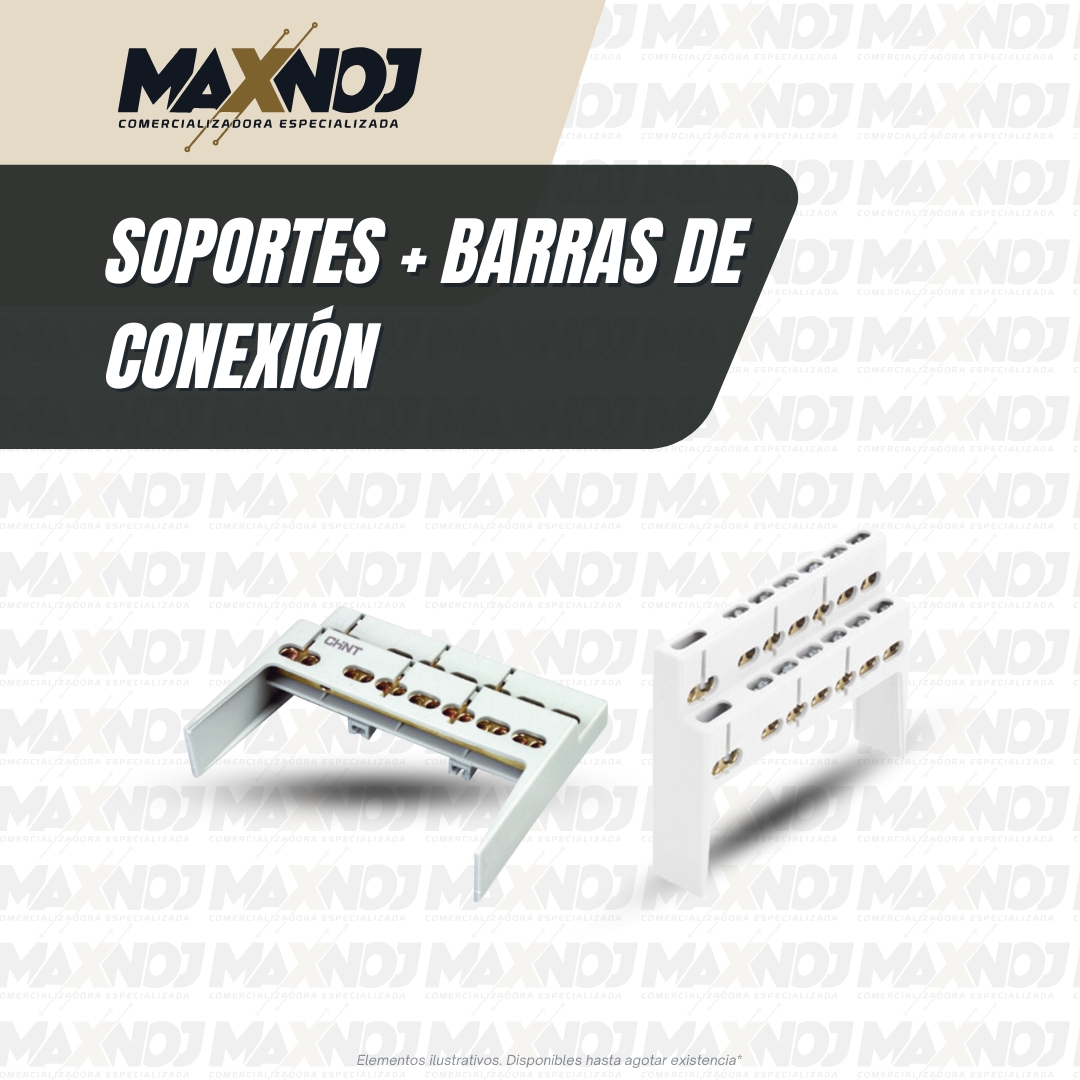 Soporte + barra de conexión