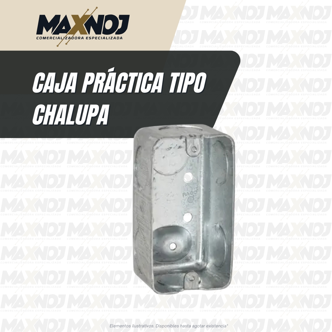 Caja práctica tipo chalupa